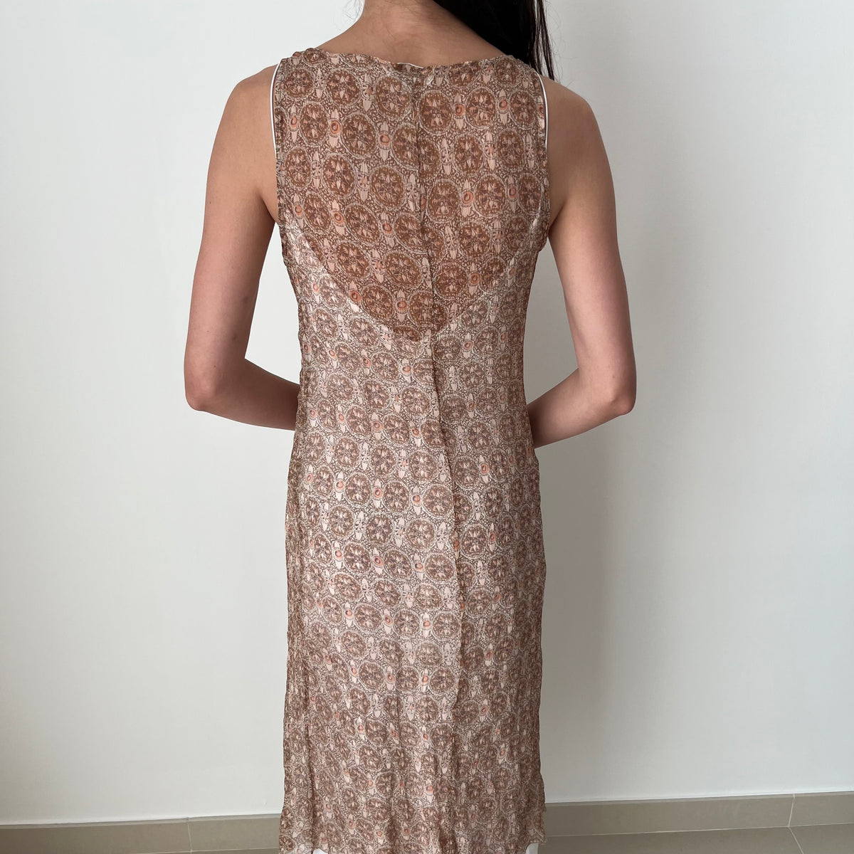 Mesh Overlay Dress - Size M