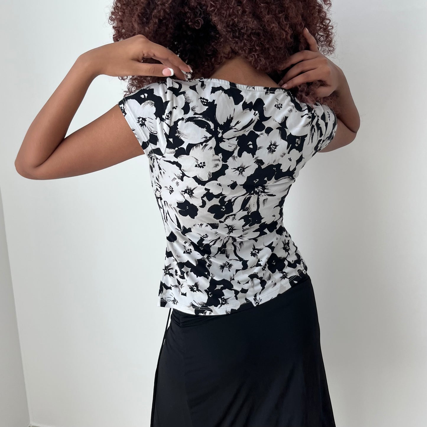 Cowl Neck Top - Size S/M