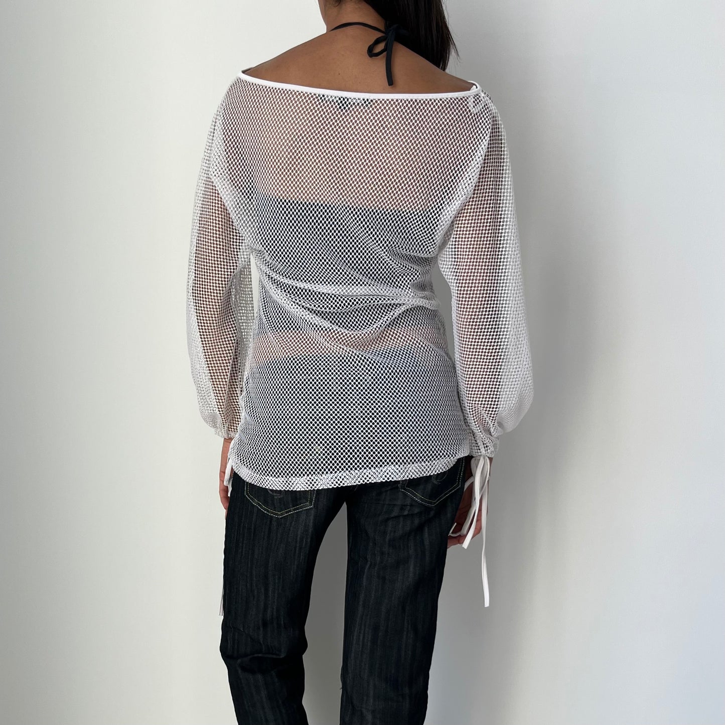 Mesh Long Sleeved Top - Size S/M
