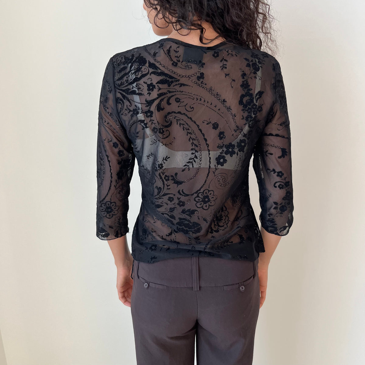 Cross Over Blouse - Size M