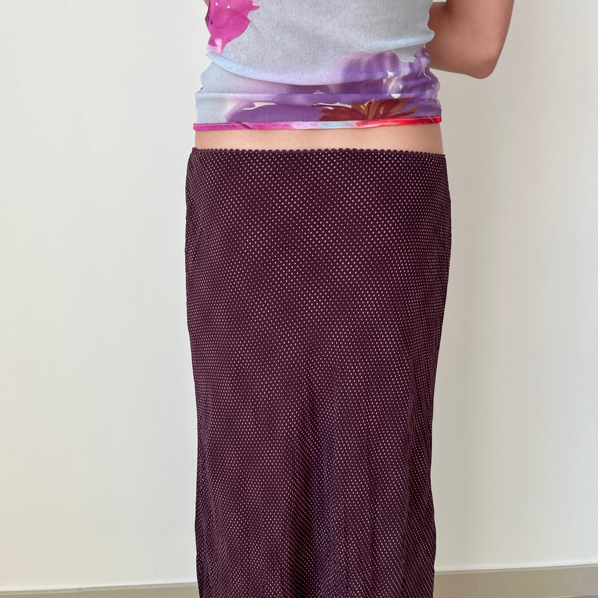 Mesh Maxi Skirt - Size S
