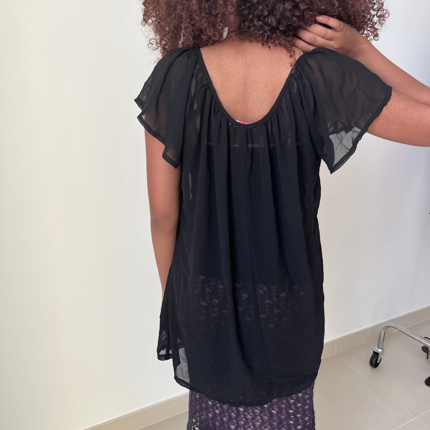 Short Sleeved Blouse - Size S