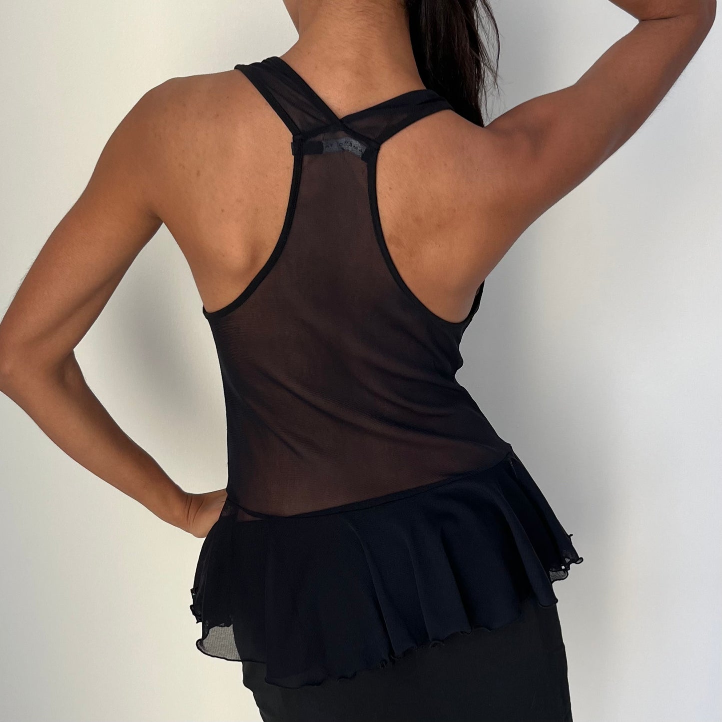 Halter Mesh Top - Size S