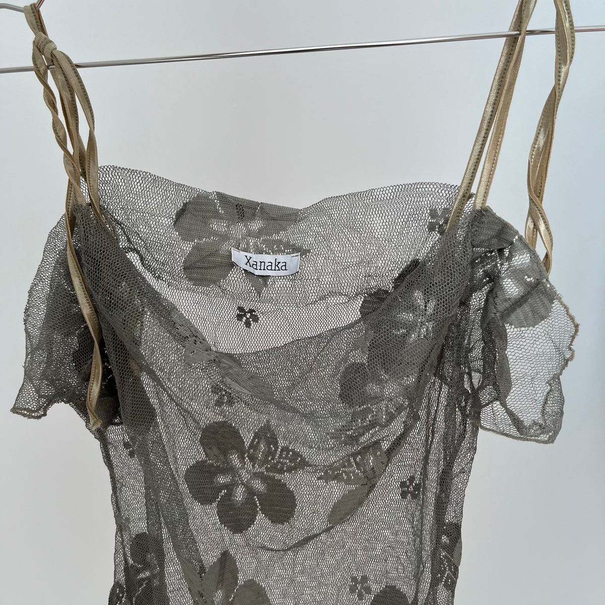 Mesh Strap Top - Size S