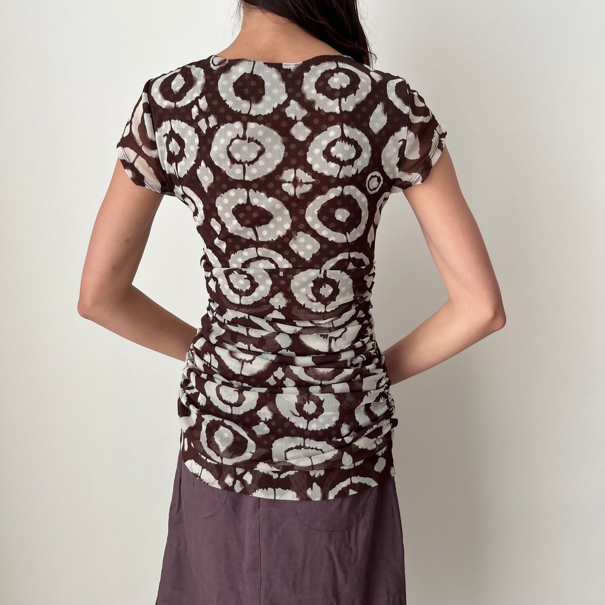 Mesh Cross Over Top - Size S