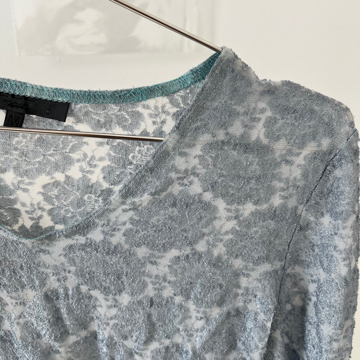 Lace Long Sleeved Top - Size S