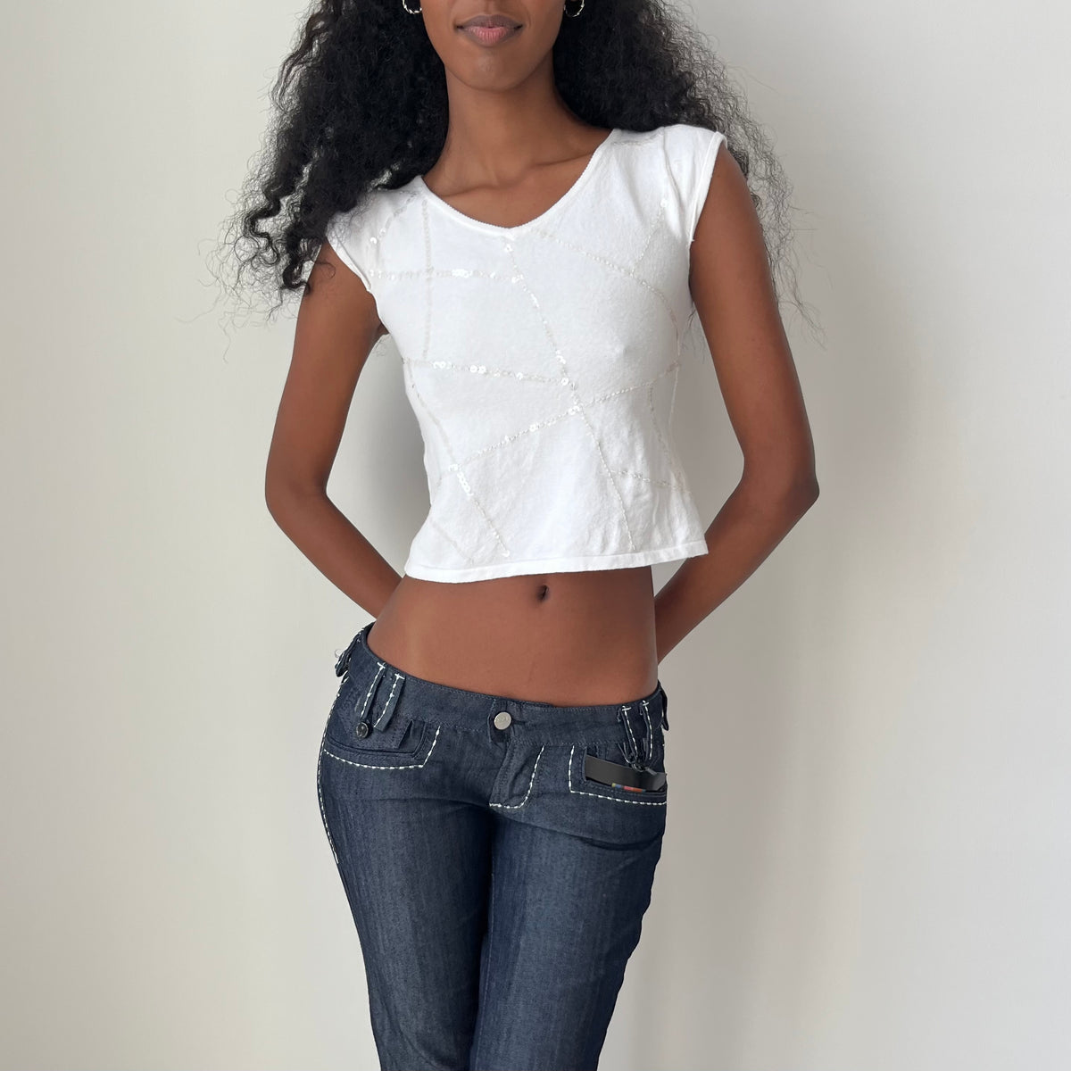 Short Sleeved Top - Size XS