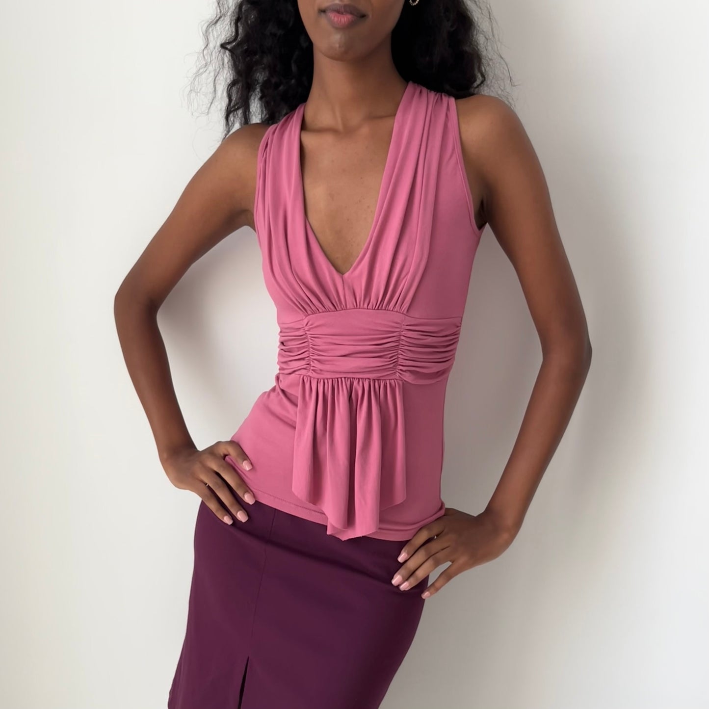 V Neck Blouse - Size S