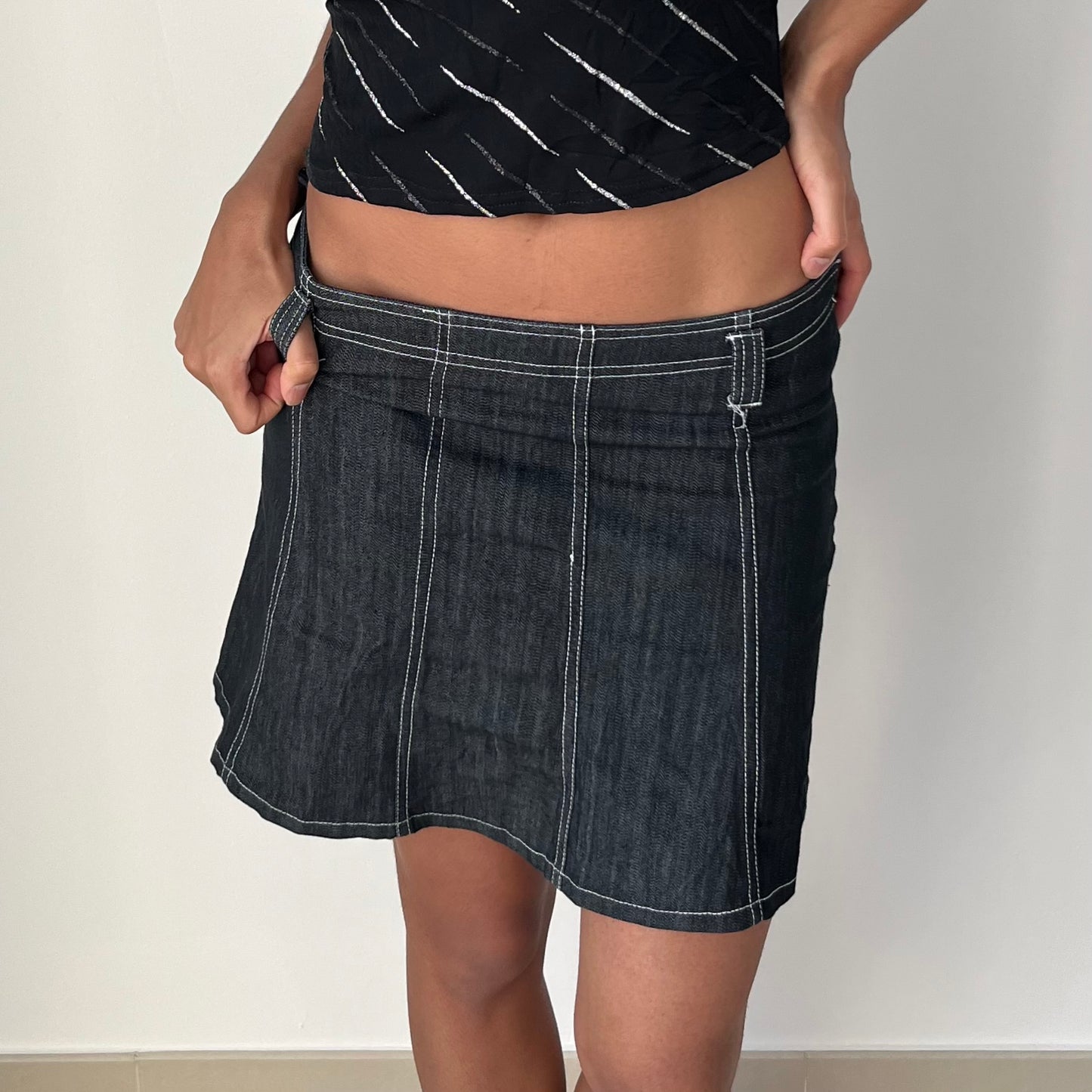 Denim Skirt - Size S