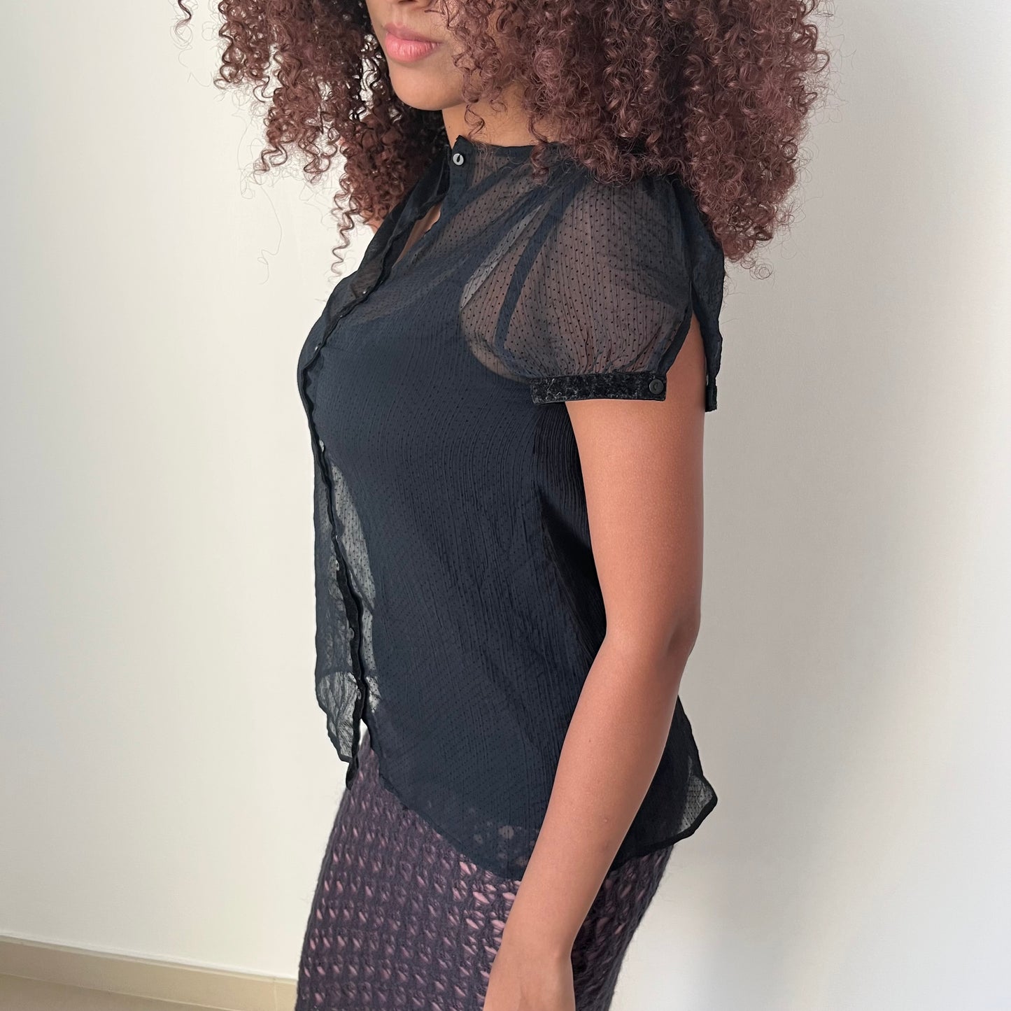 Short Sleeved Blouse - Size S/M
