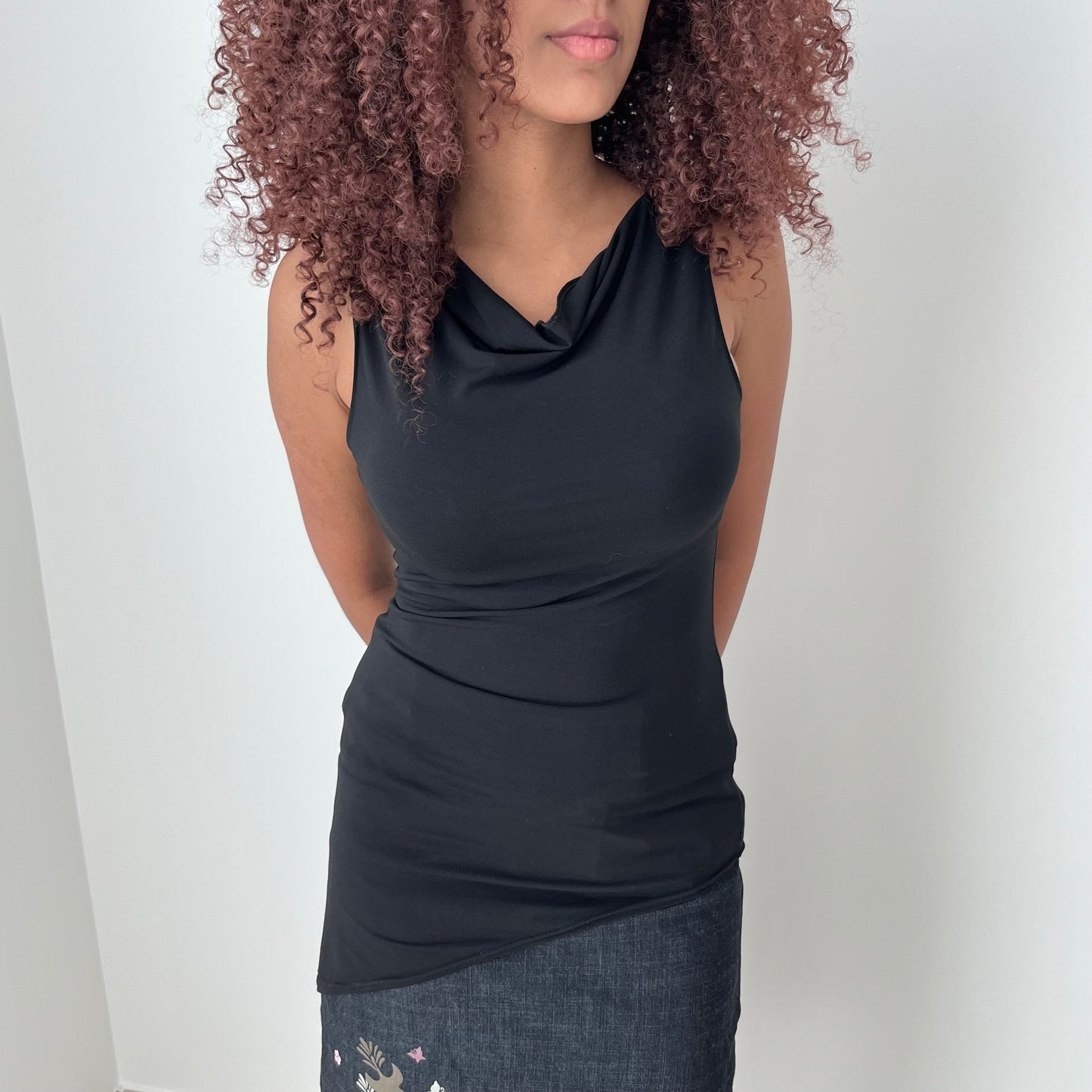 Asymmetric Sleeveless Top - Size S