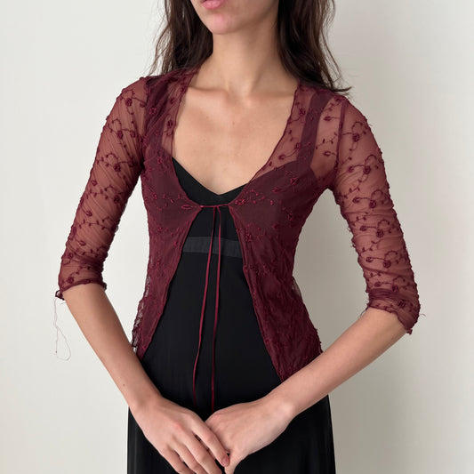 Mesh Cardigan - Size S