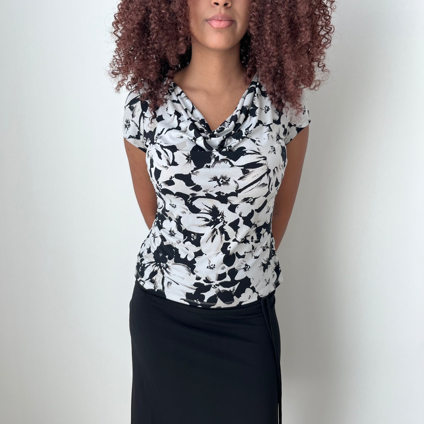 Cowl Neck Top - Size S/M