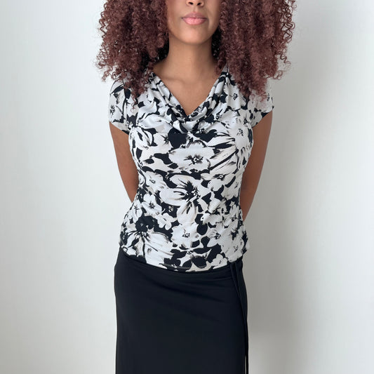 Cowl Neck Top - Size S/M