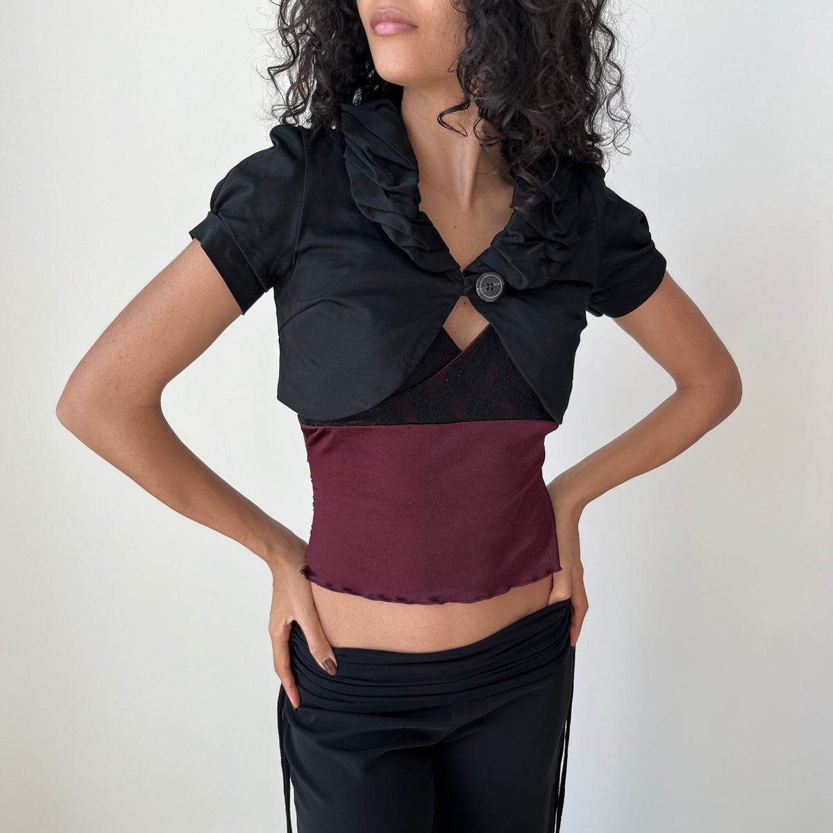 Cropped Cardigan - Size S