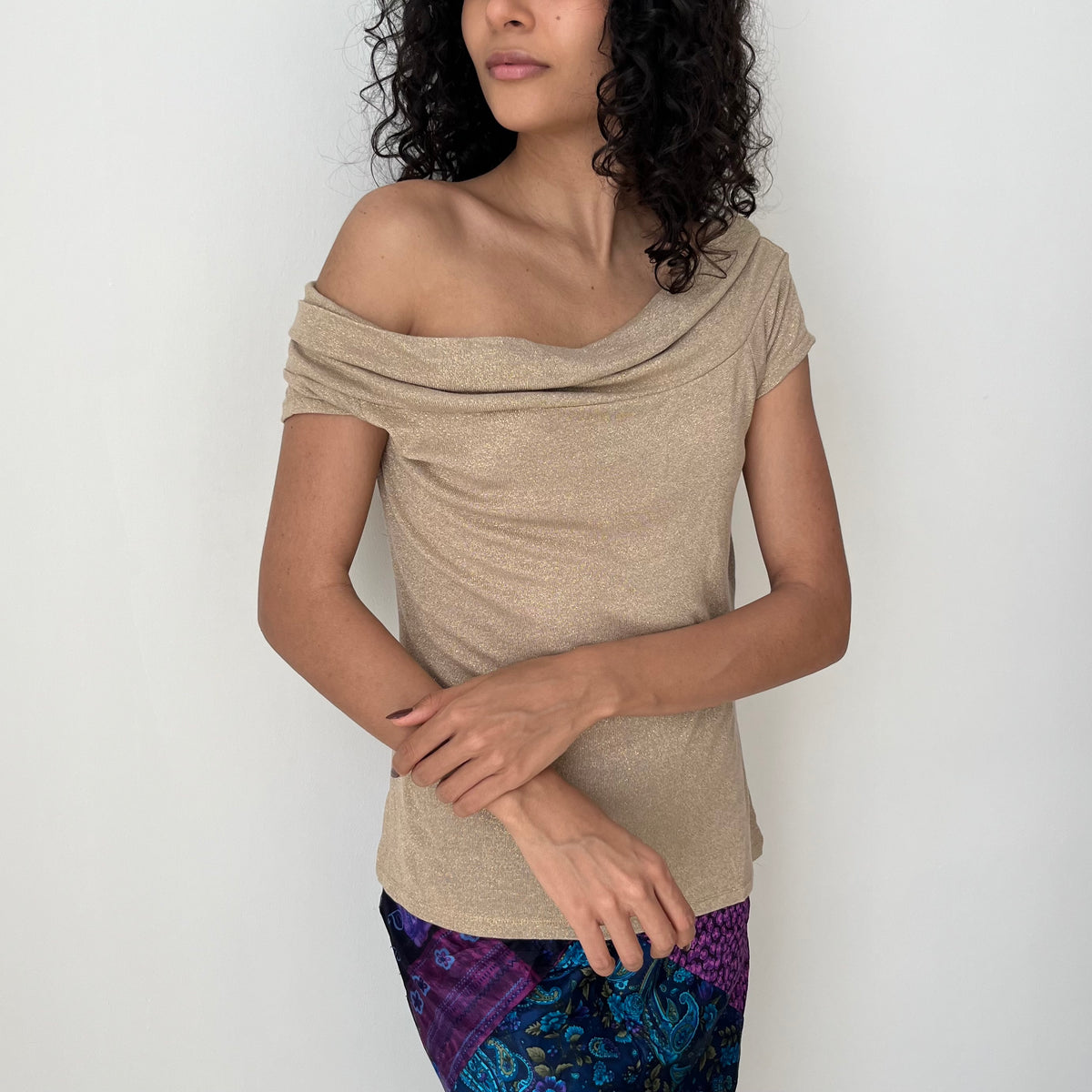 Cowl Neck Top - Size L
