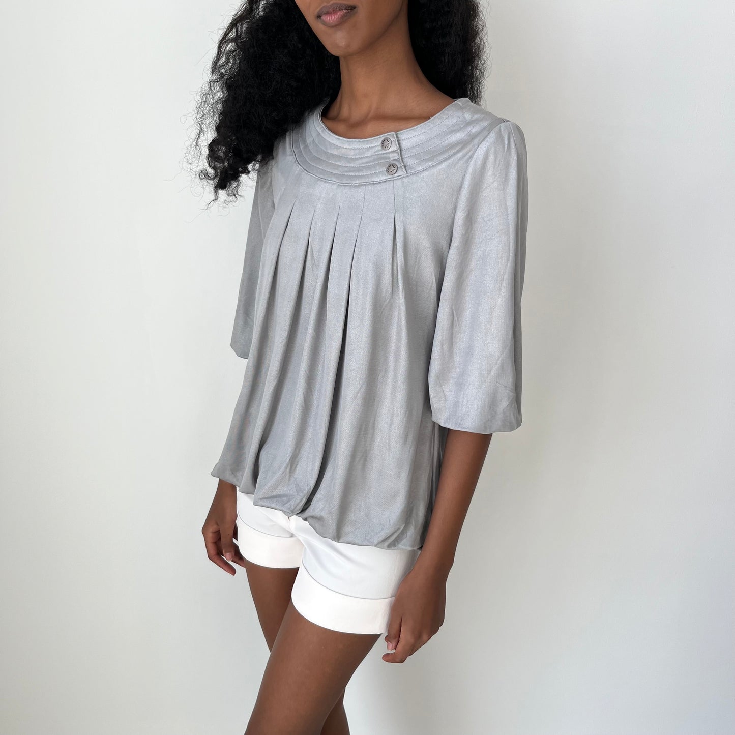 Pleated Blouse - Size S