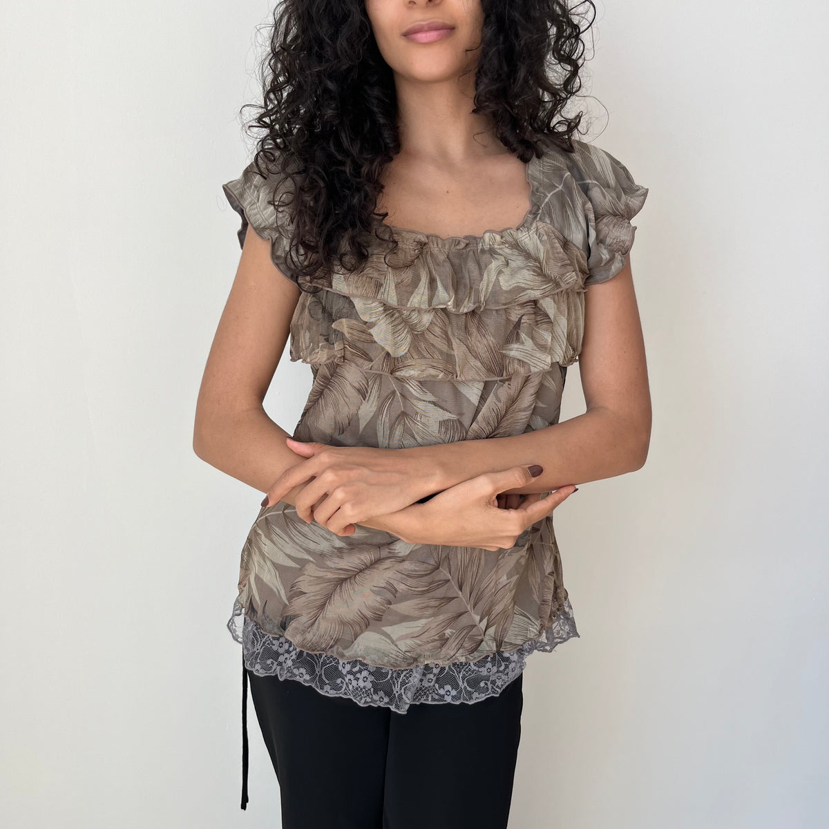 Short Sleeved Blouse - Size M/L