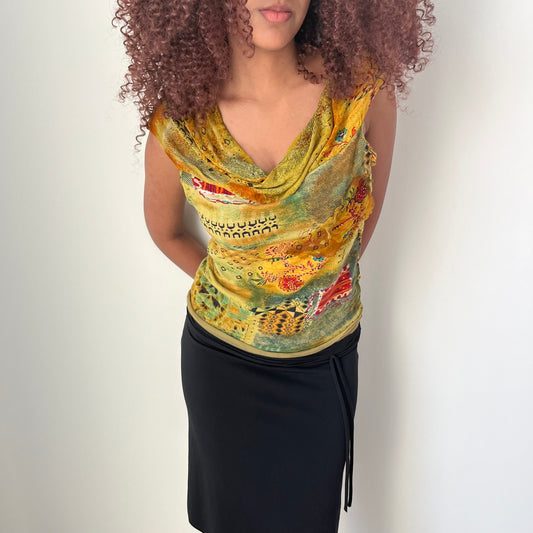 Cowl Neck Top - XS/S