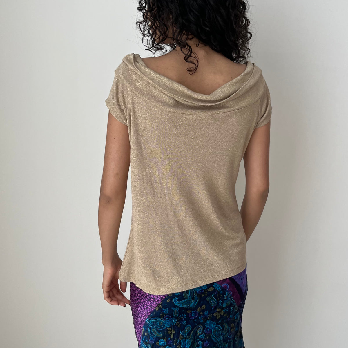 Cowl Neck Top - Size L