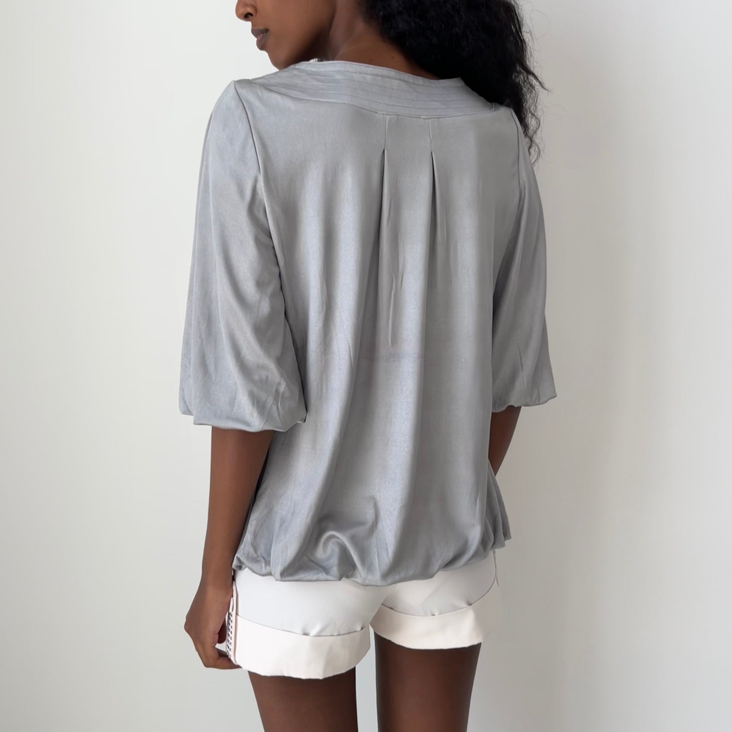 Pleated Blouse - Size S