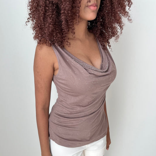 Cowl Neck Top - Size M