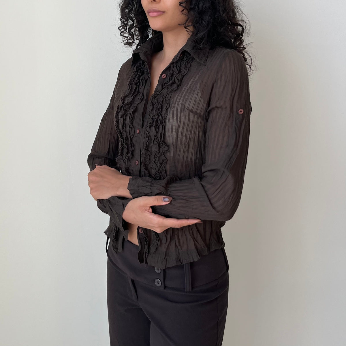 Ruffle Blouse - Size S
