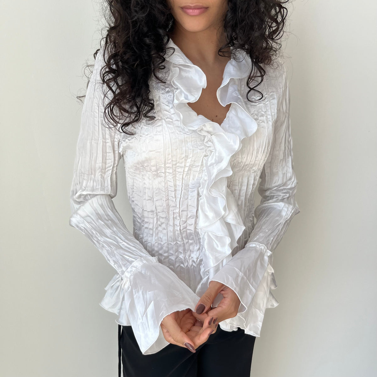 Long Sleeved Blouse - Size M