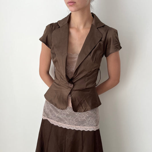 Collared Blazer - Size S