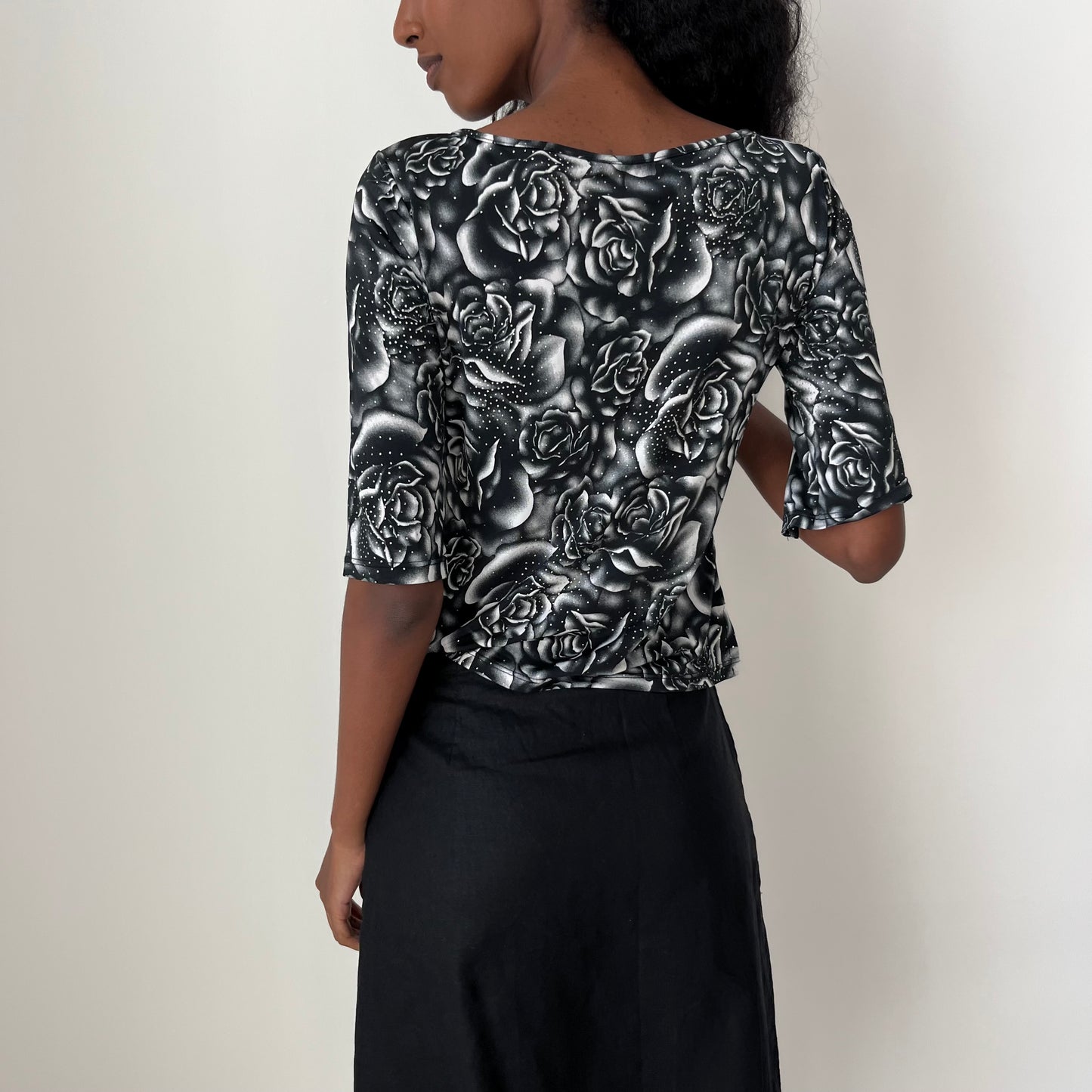 Three Quarter Sleeve Top - Size S