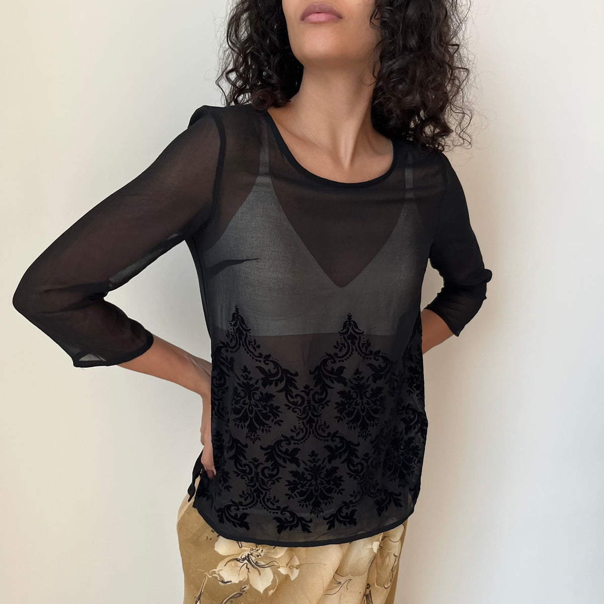 Mesh Blouse - Size S