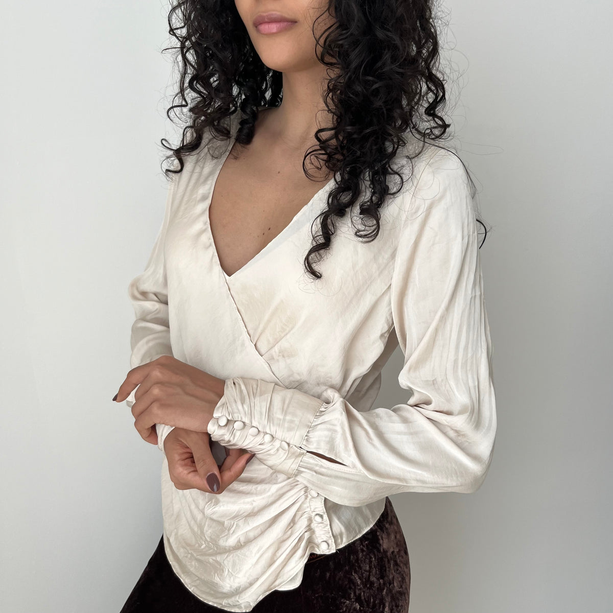 Cross Over Blouse - Size S