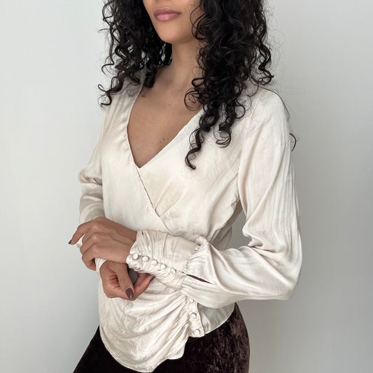 Cross Over Blouse - Size S