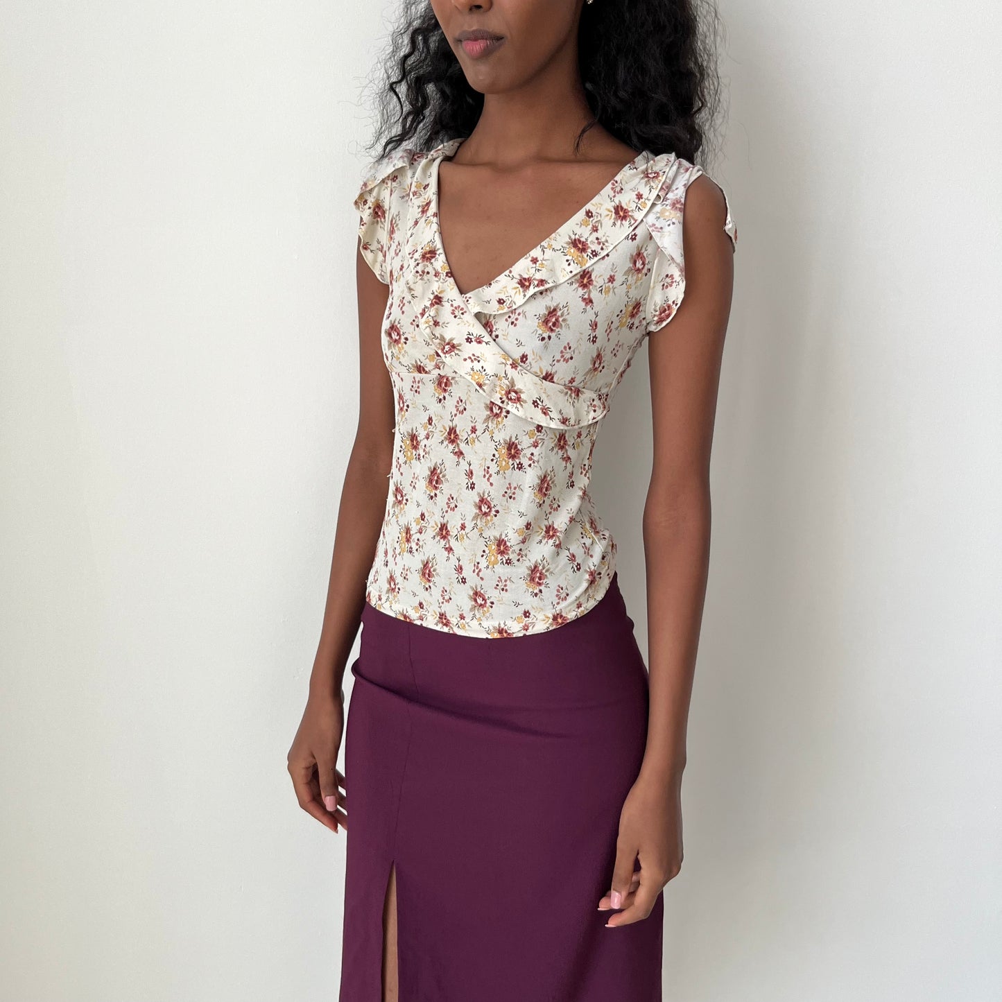 Cross Over Blouse - Size S