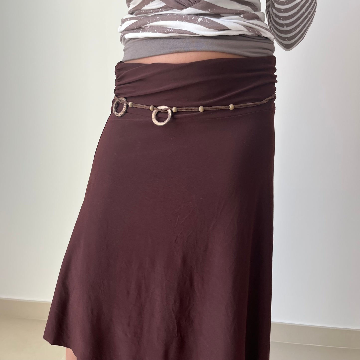Asymmetric Midi Skirt - Size M