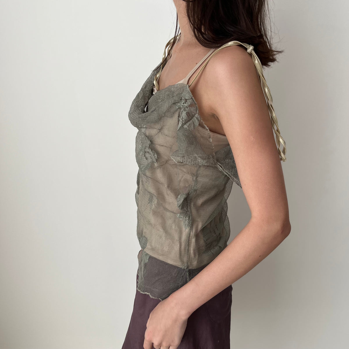 Mesh Strap Top - Size S