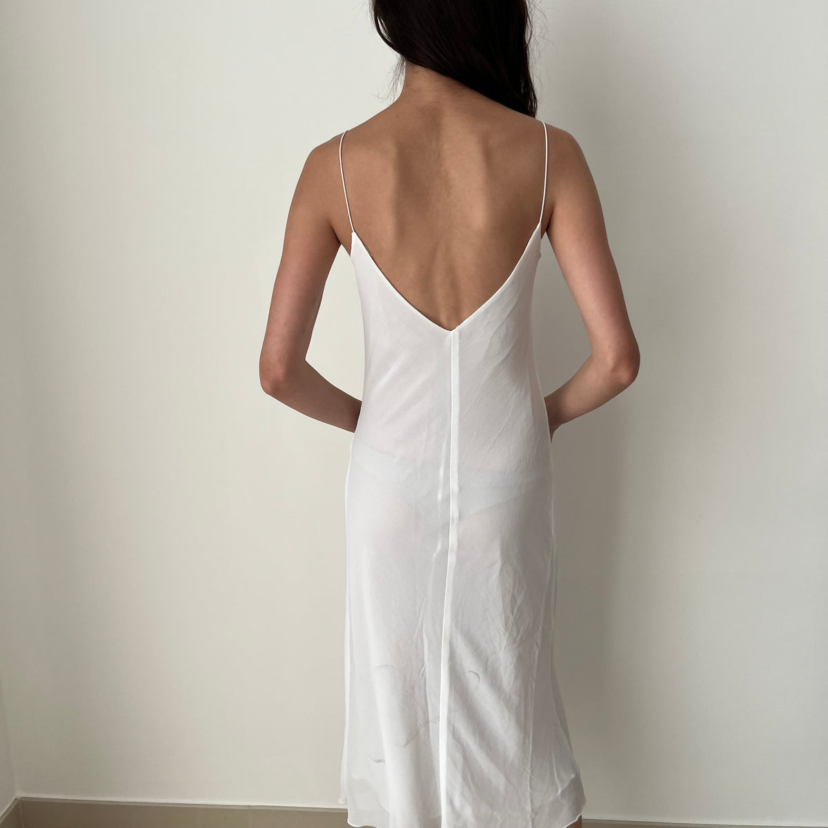 Maxi White Dress - Size S