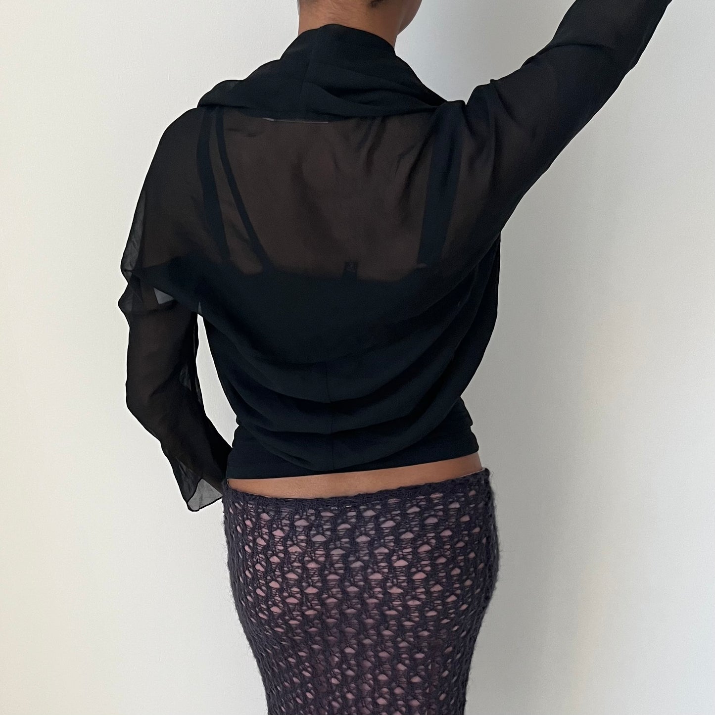 Mesh Sleeve Bolero - Size S