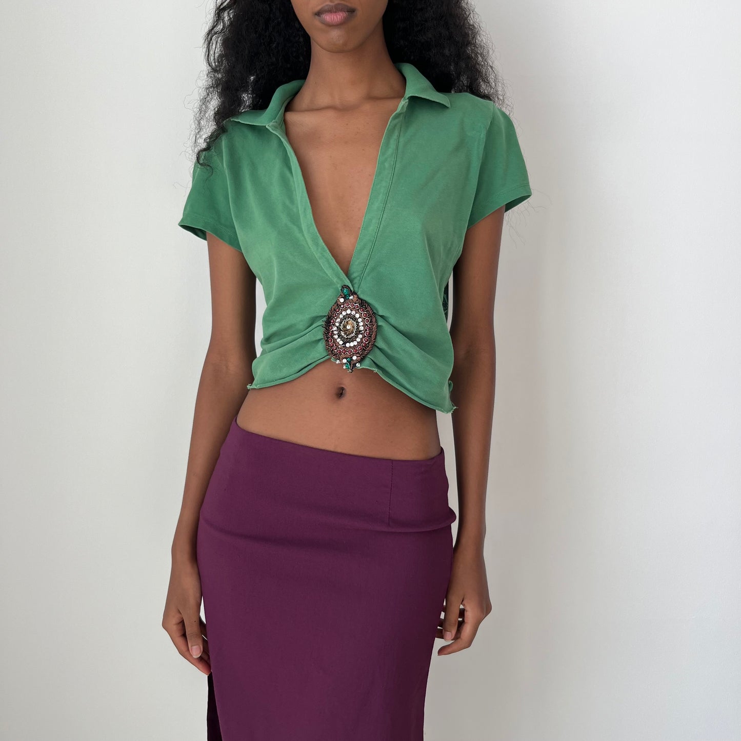 Short Sleeved Top - Size M