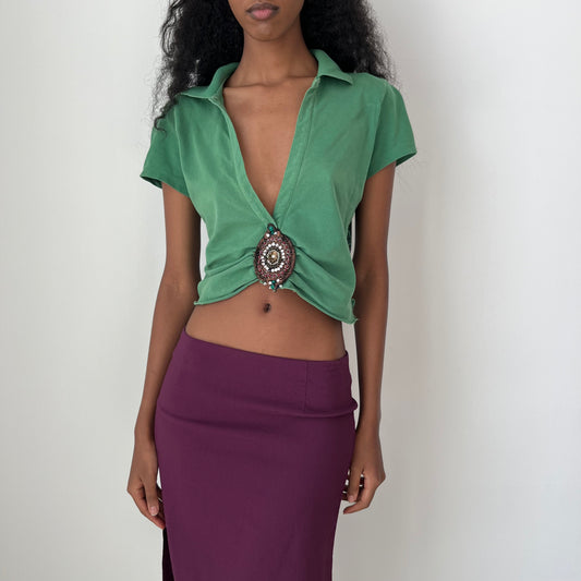 Short Sleeved Top - Size M
