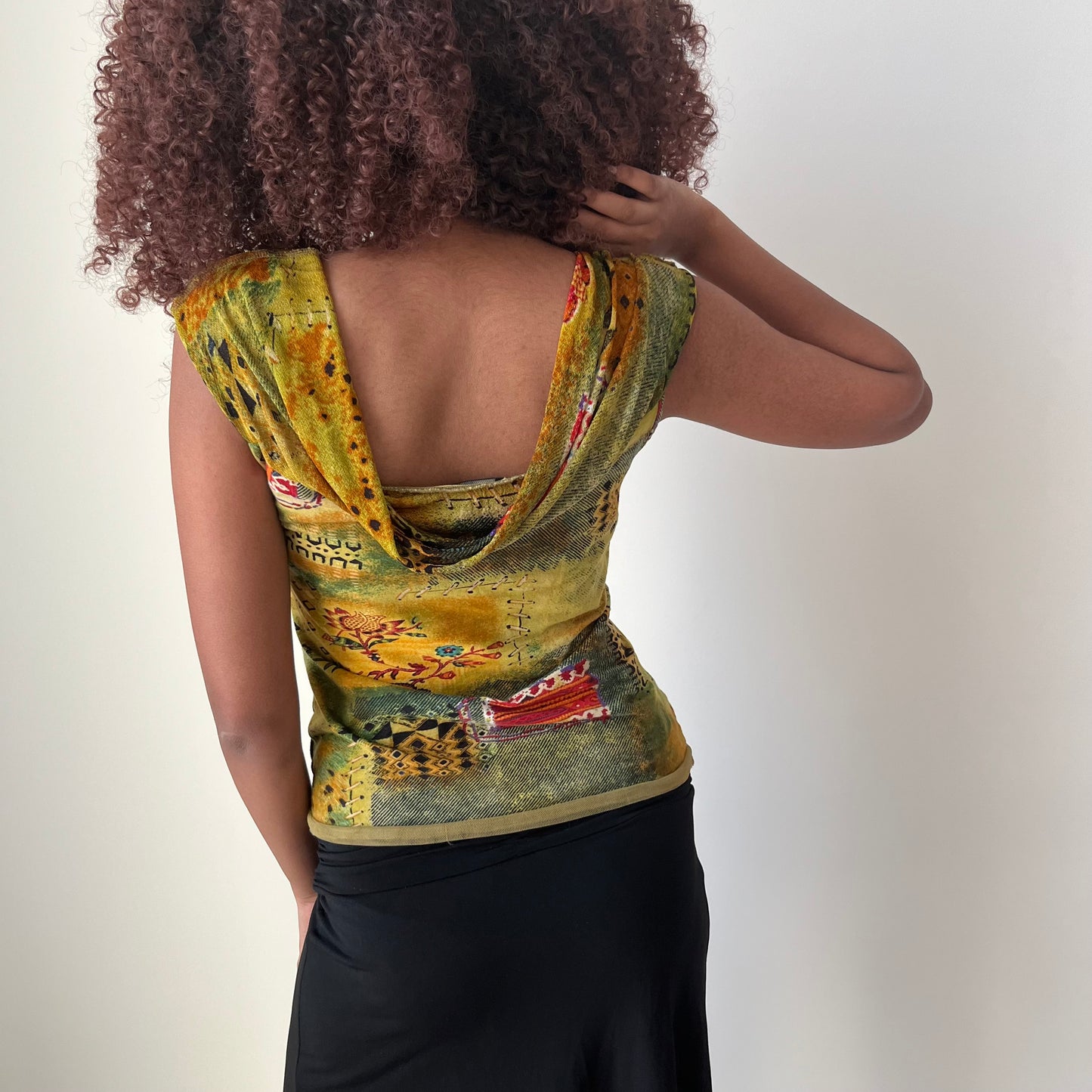 Cowl Neck Top - XS/S