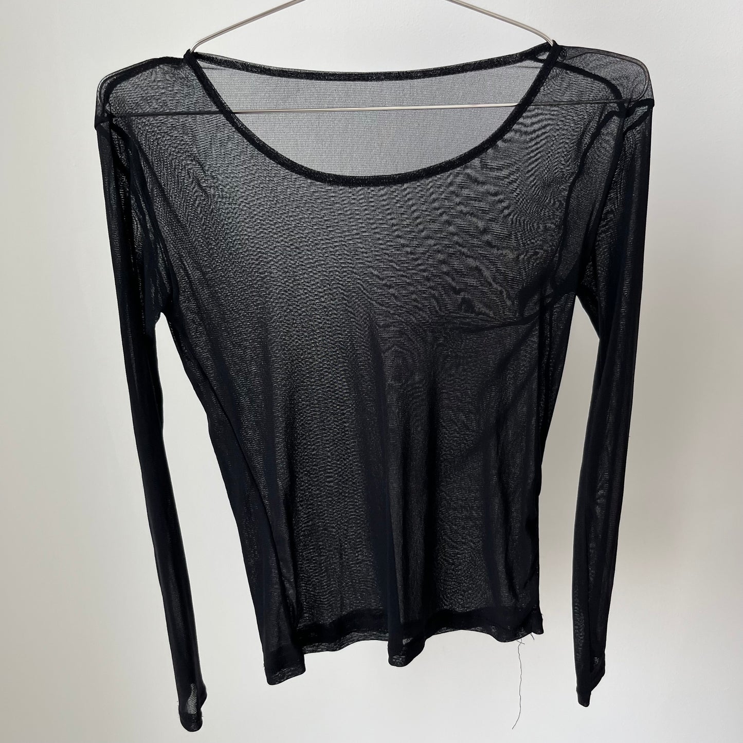 Long Sleeved Mesh Top - Size S