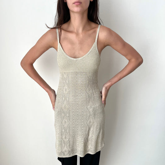 Micro Knit Dress - Size S
