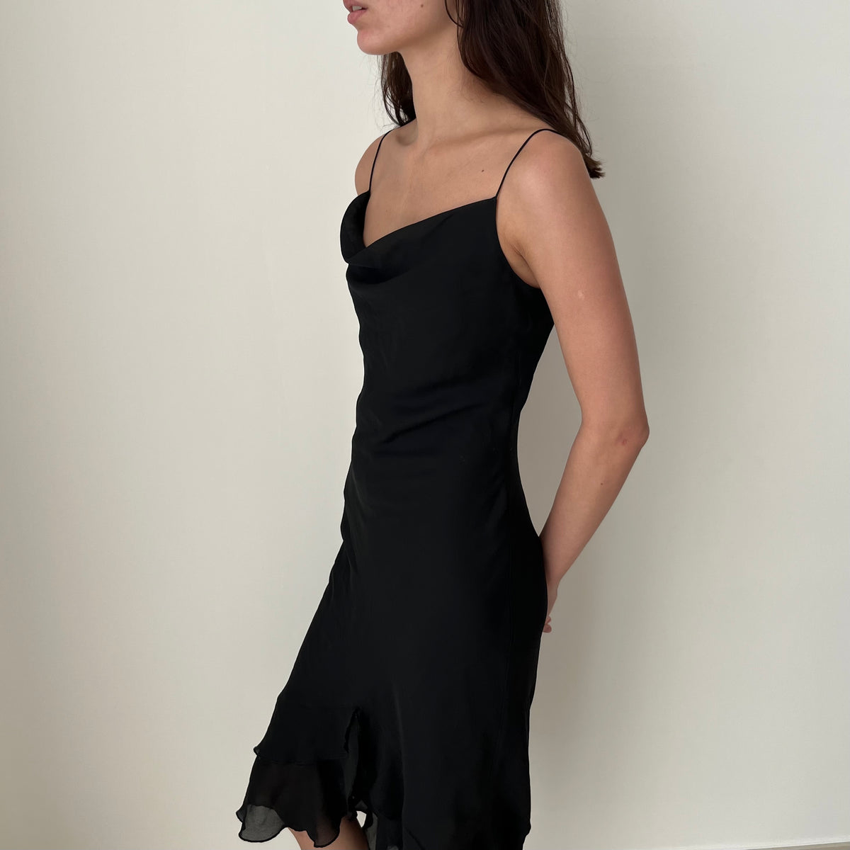 Maxi Black Dress - Size S