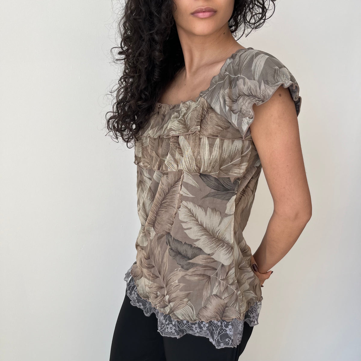 Short Sleeved Blouse - Size M/L