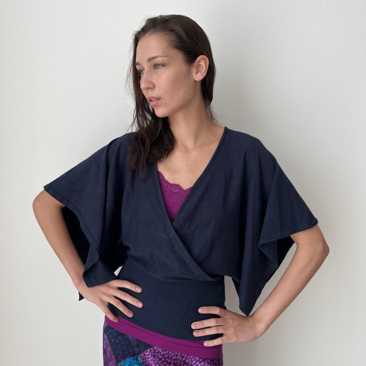 Micro Knit Top - Size M