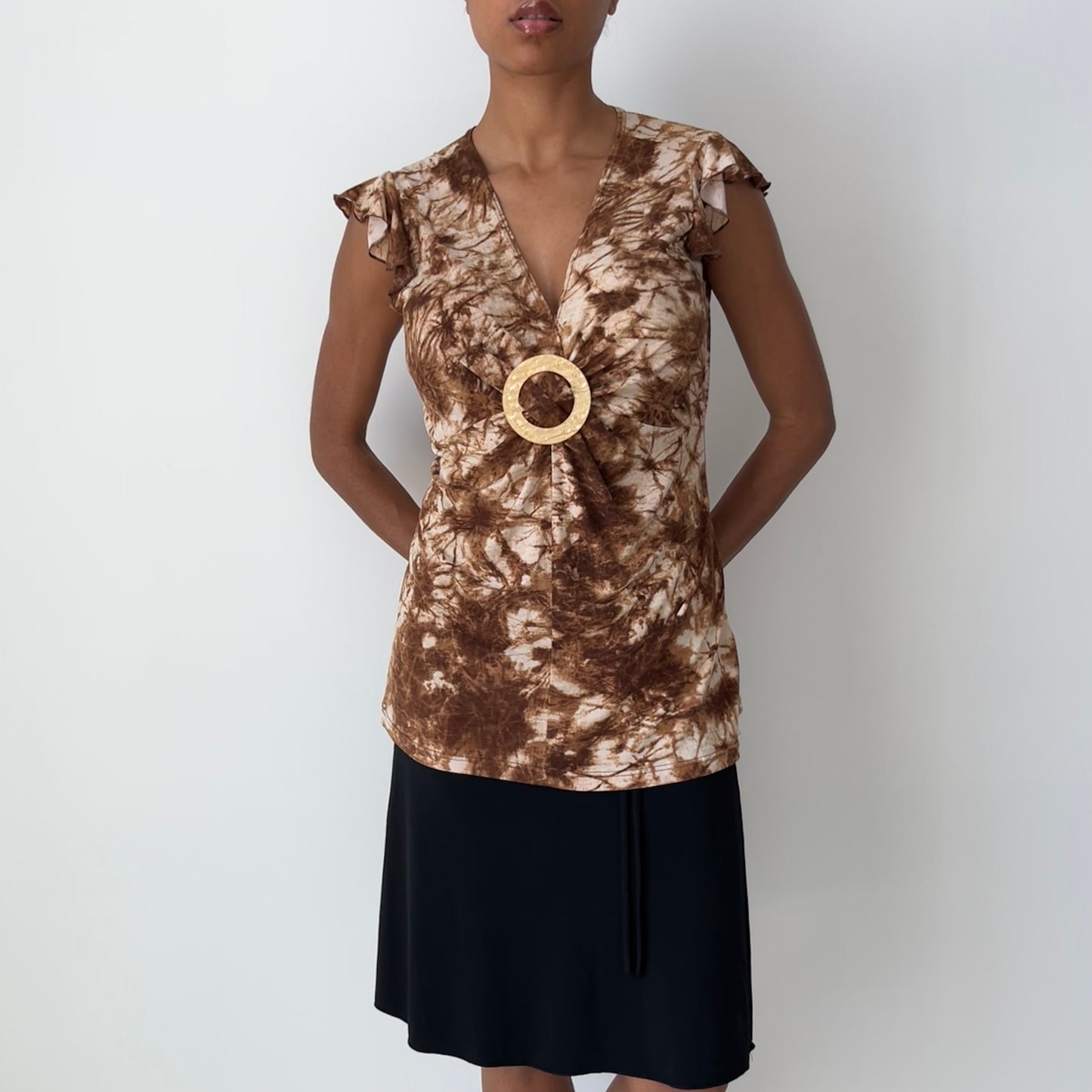 Short Sleeved Blouse - Size M