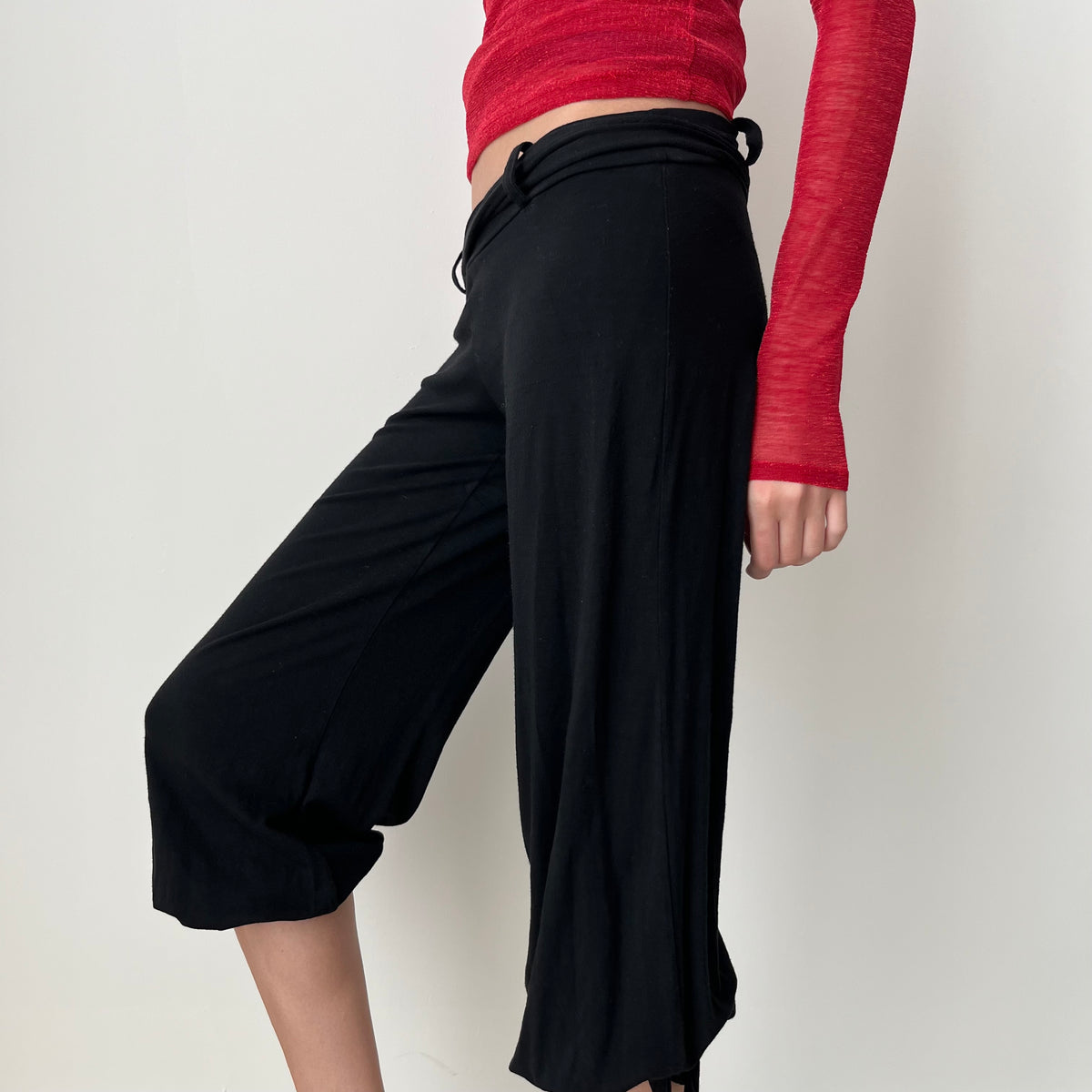 Cropped Trousers - Size S