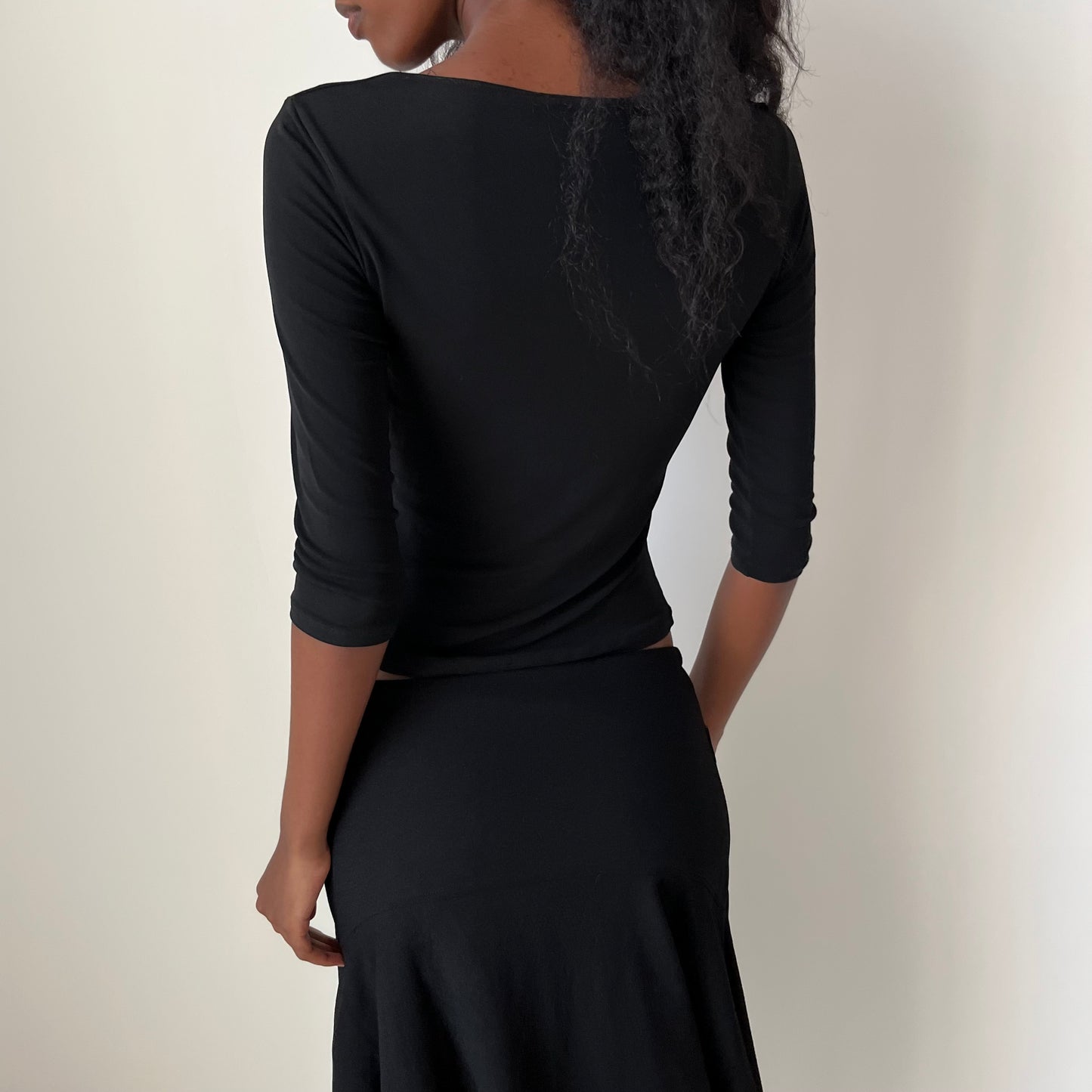 Three Quarter Sleeve Top - Size M