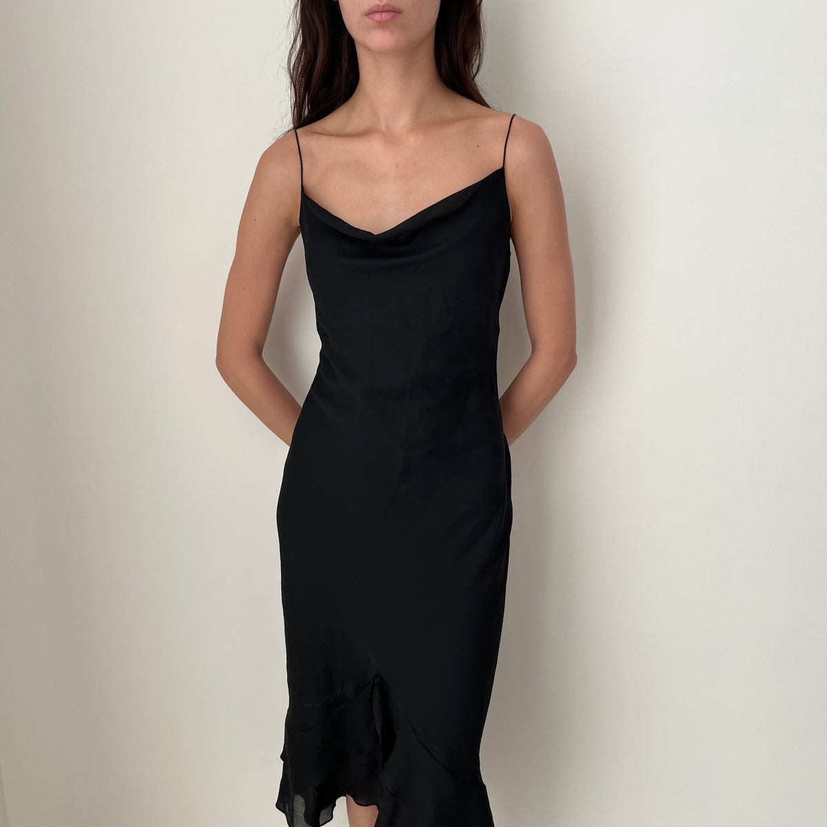 Maxi Black Dress - Size S